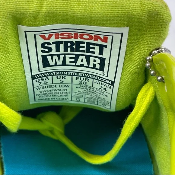 Vision Street Wear Womens Suede Lo Skate Sneaker - Picture 11 of 11